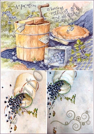 Декупажная карта КУХНЯ №43