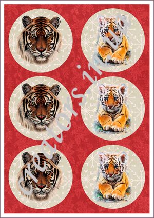 декупажная карта новогодняя