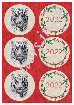 декупажная карта тигр 2022