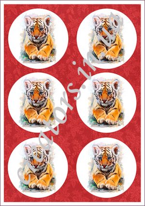 декупажная карта тигр 2022